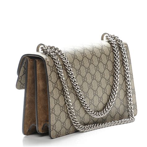 gucci gg supreme monogram super mini dionysus bag taupe|dionysus gg small rectangular bag.